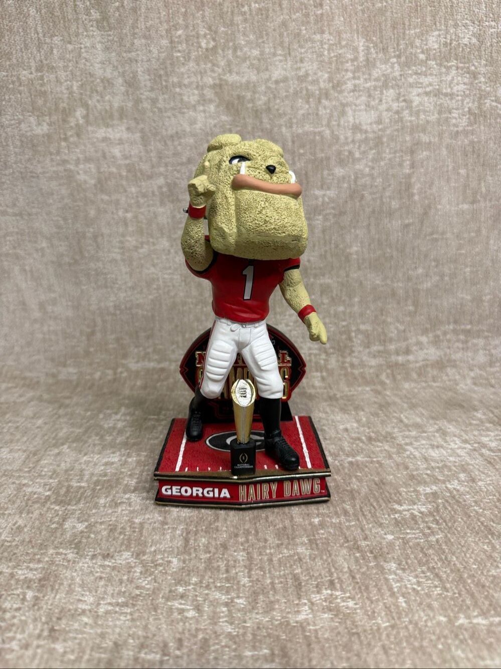 Foco Hairy Dawg Georgia Bulldogs 2021 Football National Champions Bobblehead